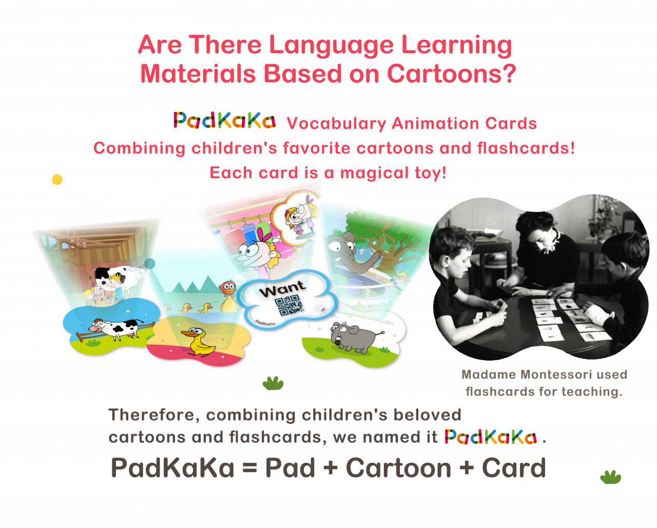 PadKaKa幼兒英文動畫卡-適用於2~8歲幼兒｜給寶貝的第一份英文教材｜