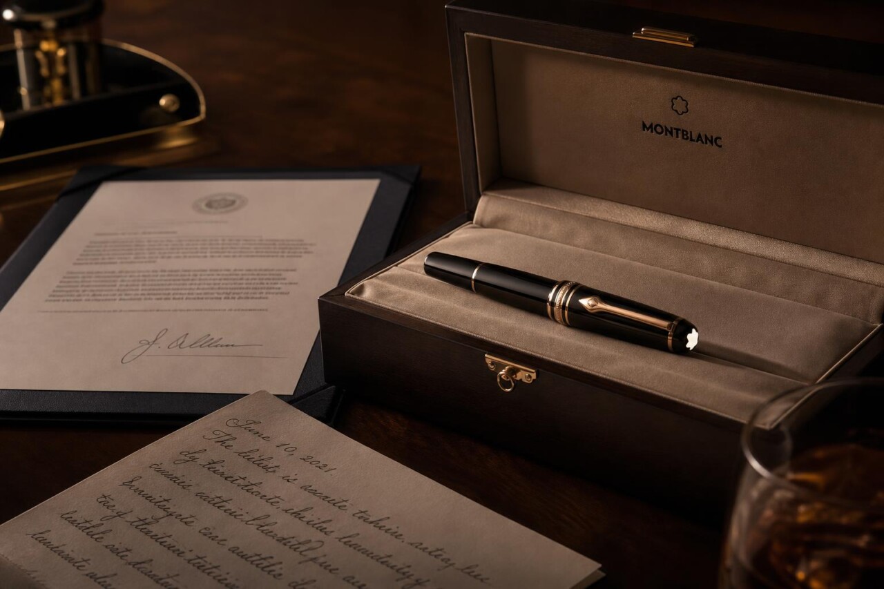 Montblanc 萬寶龍鋼筆推薦封面：深色木盒、白星筆蓋與重要書寫時刻