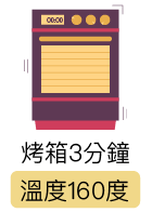 解凍拆袋後放於烤盤上