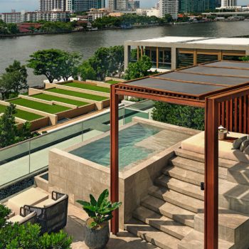 verandah swimming pool capella bangkok