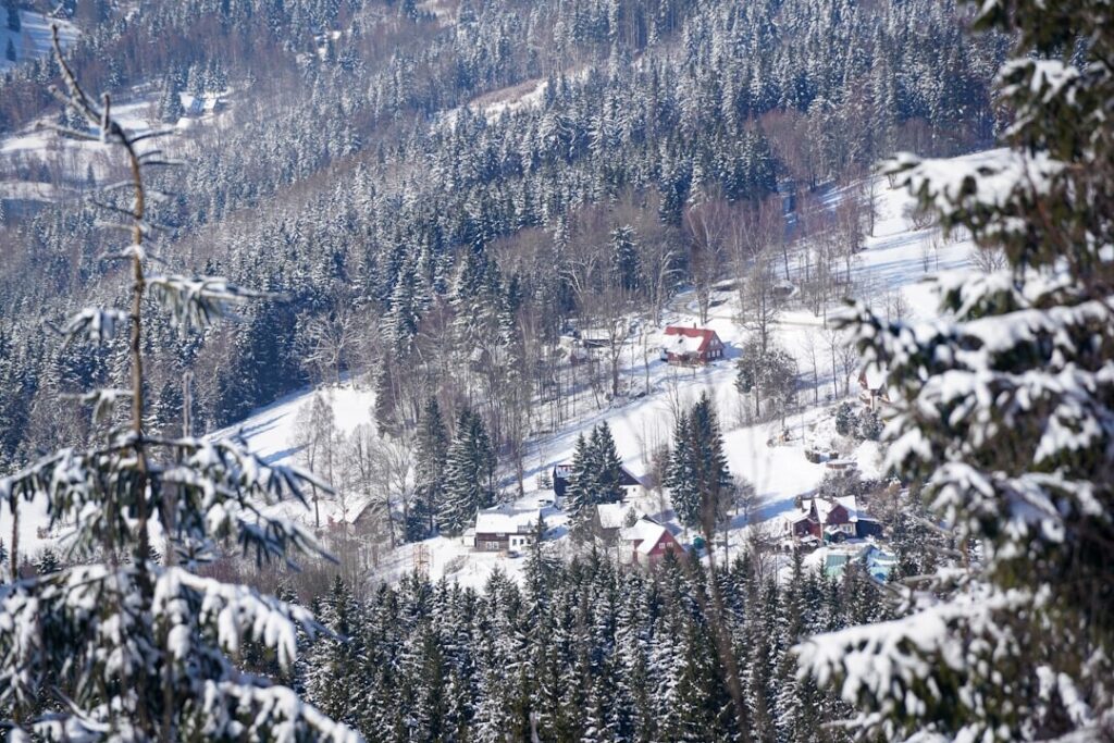 星野TOMAMU度假村全景，雪山環繞的大型滑雪度假區
