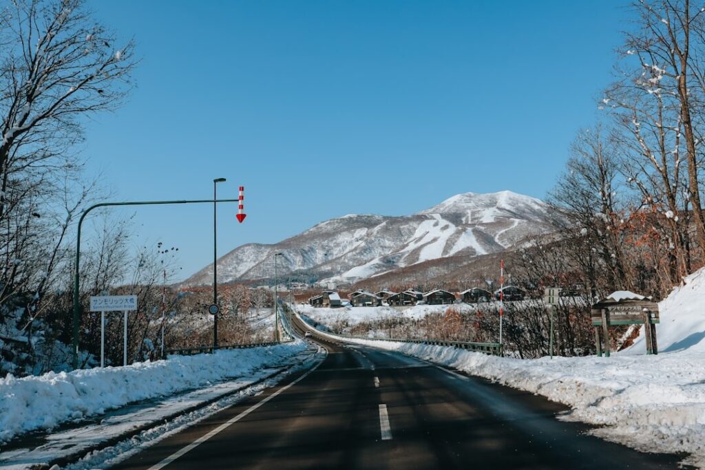 二世谷 Hirafu 比羅夫市街冬季街景，國際化滑雪小鎮