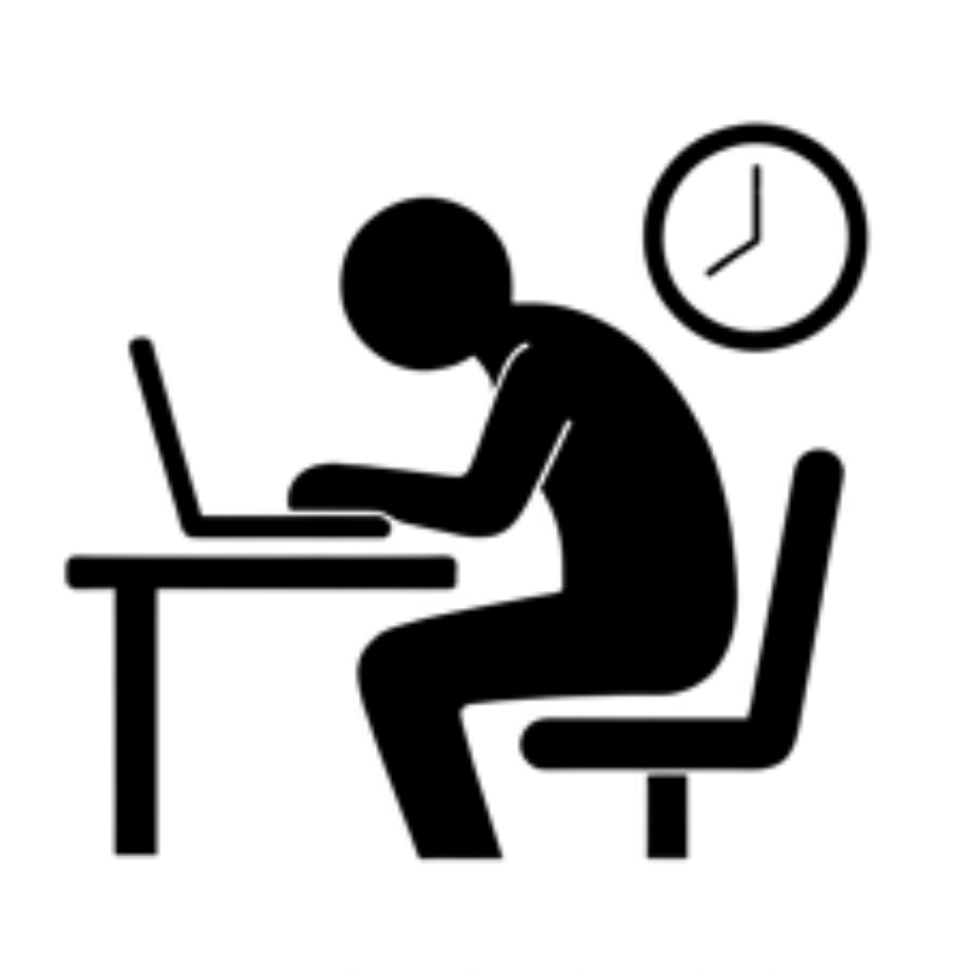 久坐上班族